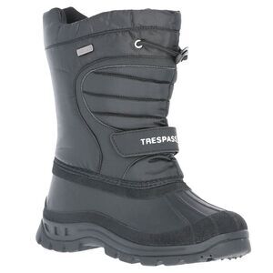 Trespass Kids Unisex Dodo Water Resistant Snow Boots / Black